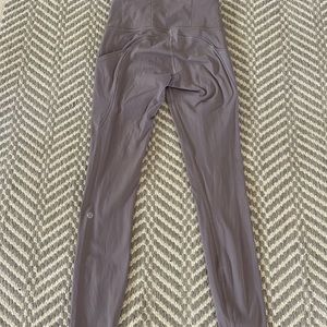 Lululemon leggings with pockets, size 4